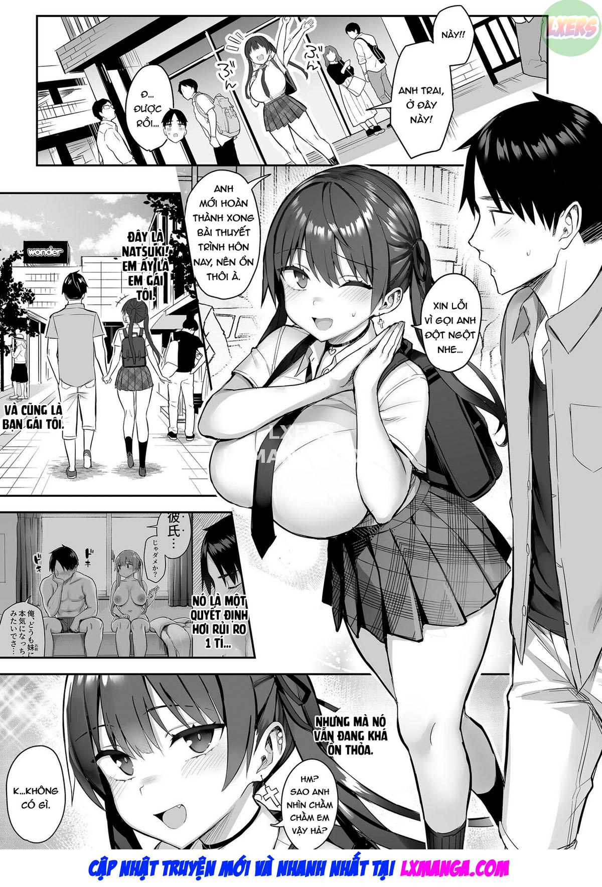 Moto InCha no Kyonyuu Yariman Imouto ga Erosugite, Onii-chan wa Mou Chương 3 END Trang 5