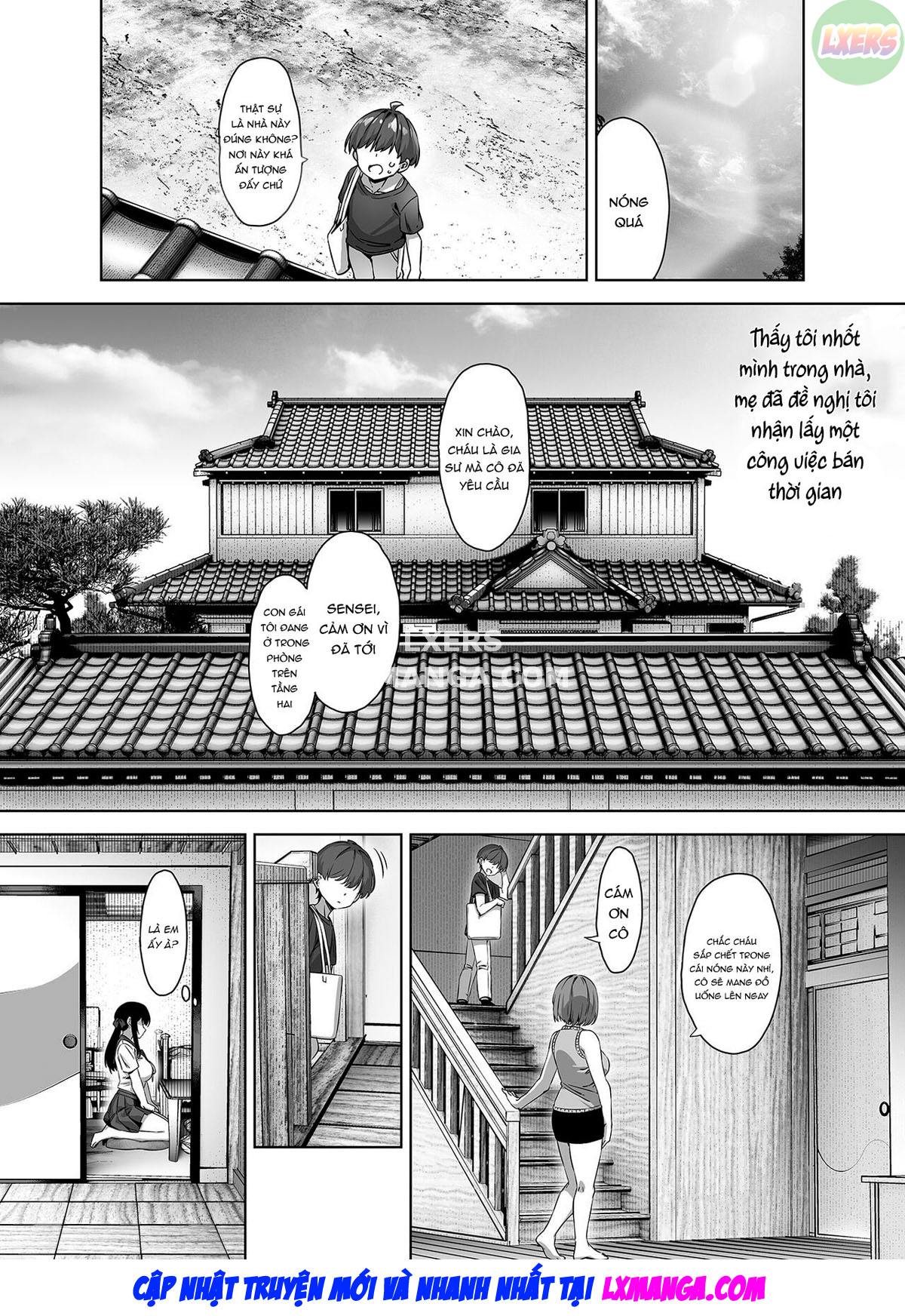 Natsu to Inaka to Yuuwaku shite kuru Dekkai Oshiego Chương Oneshot Trang 7