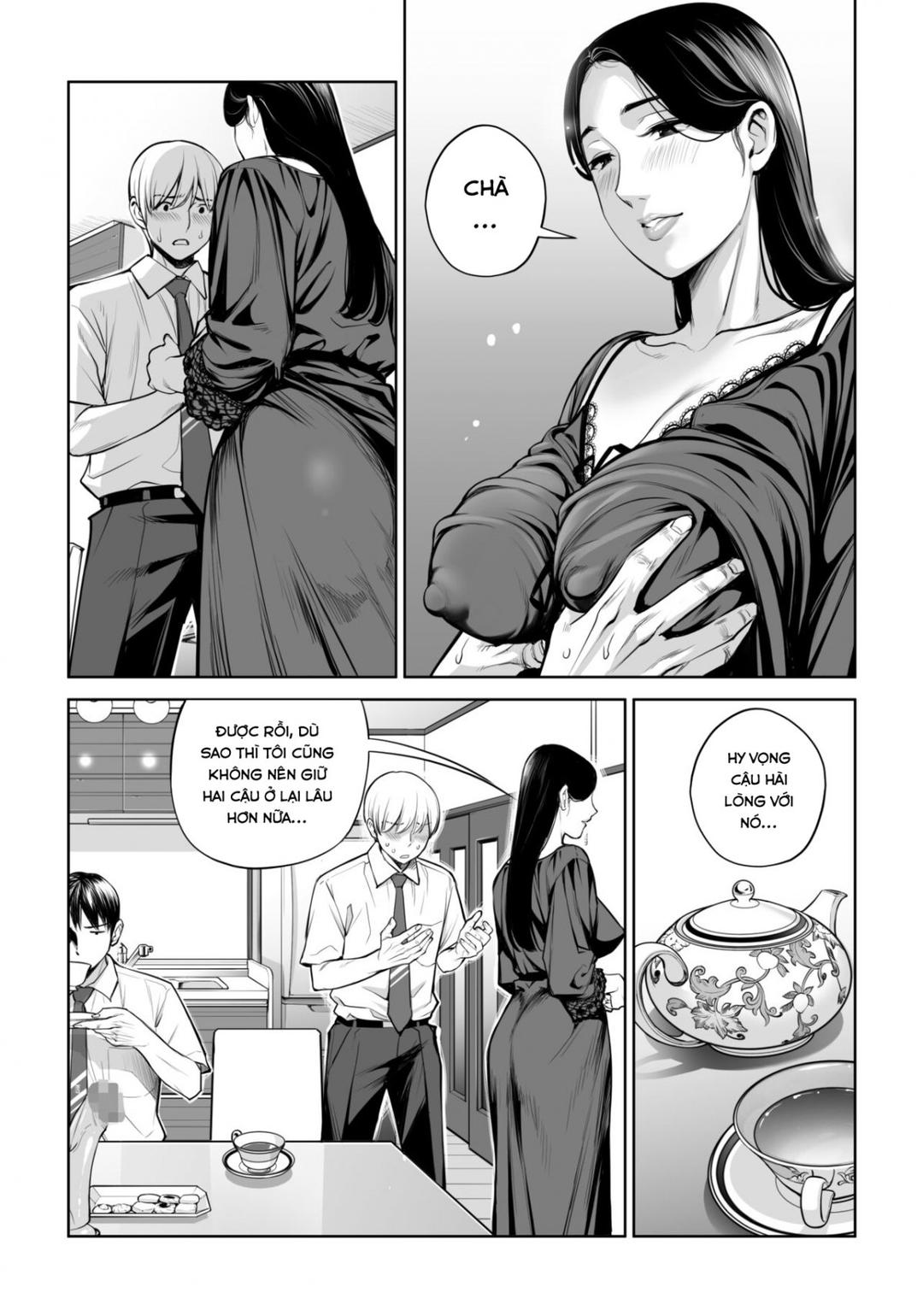 Kurokami Onna no Fudeoroshi ~Himitsu no Heya de Nakadashi Sasete Ageru wa~ Chương Oneshot Trang 33