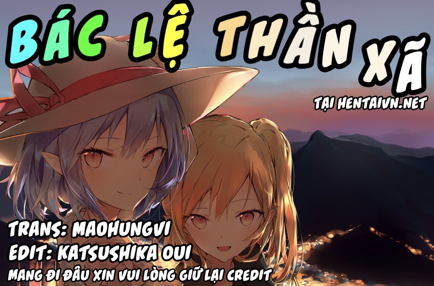 Have your way with Tenshi Onee-chan (Touhou Project) Chương Oneshot Trang 1