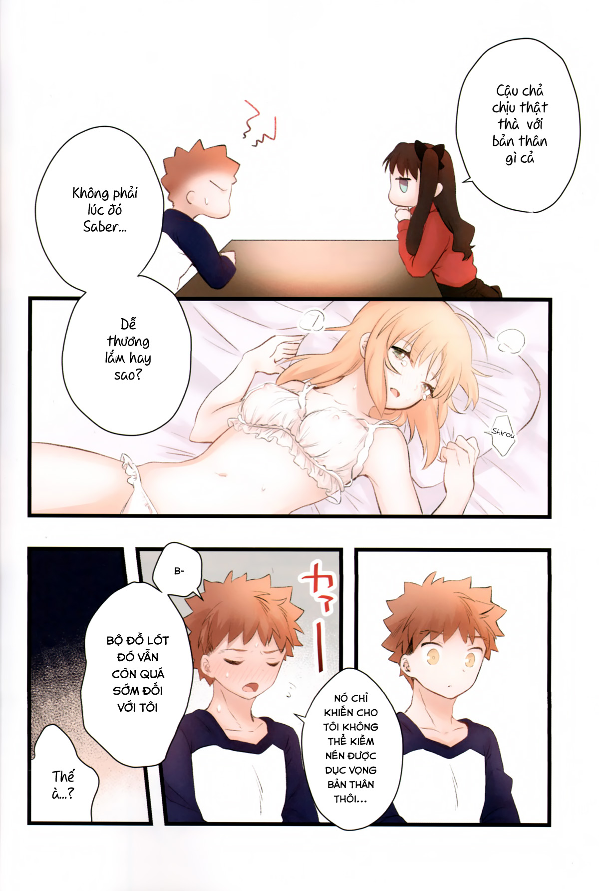 Souiu Shitagi wa Ore ni wa Hayai (Fate/stay night) Chương Oneshot Trang 24