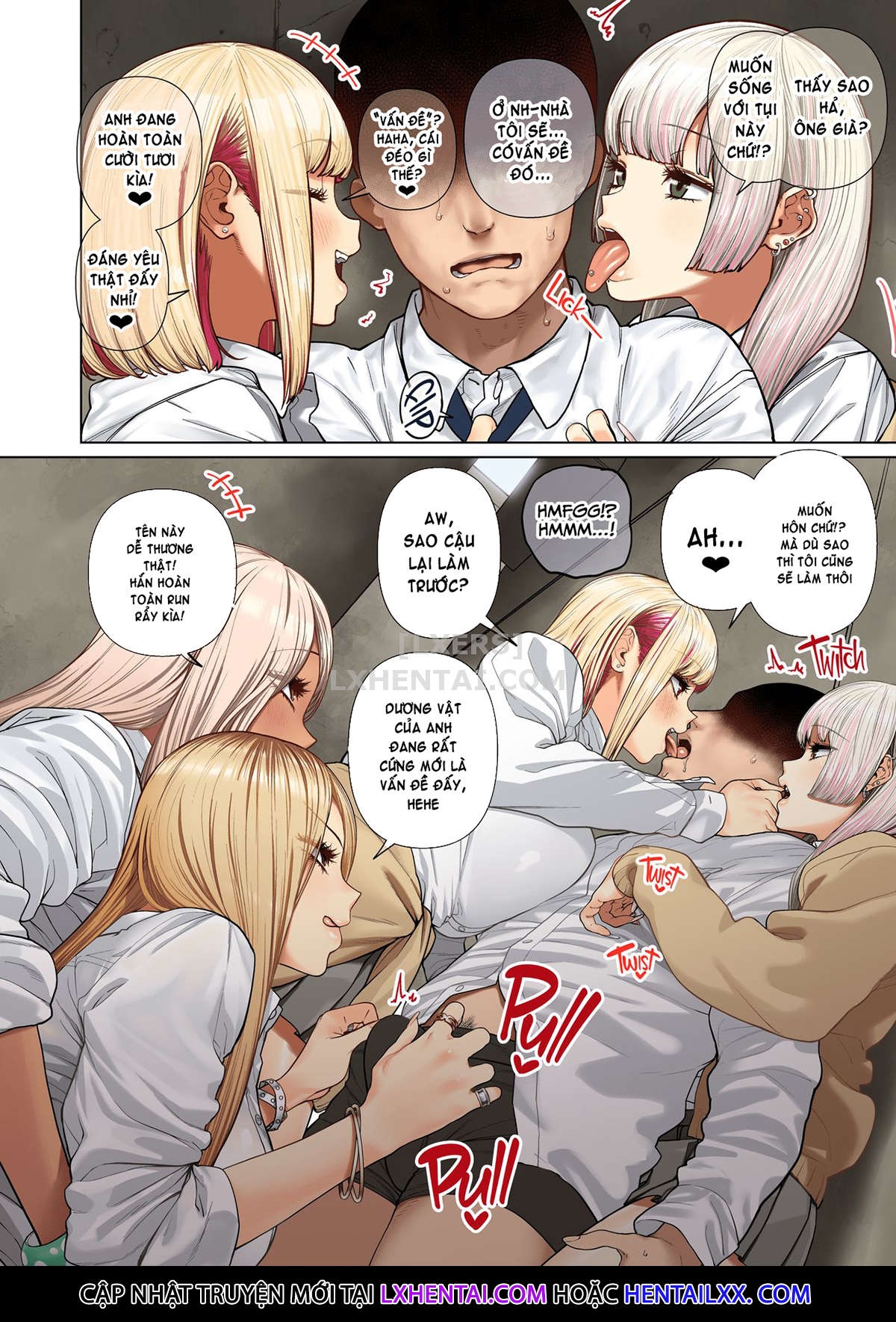 Oshikake Bakunyuu Gal Harem Seikatsu! Chương Oneshot Trang 11