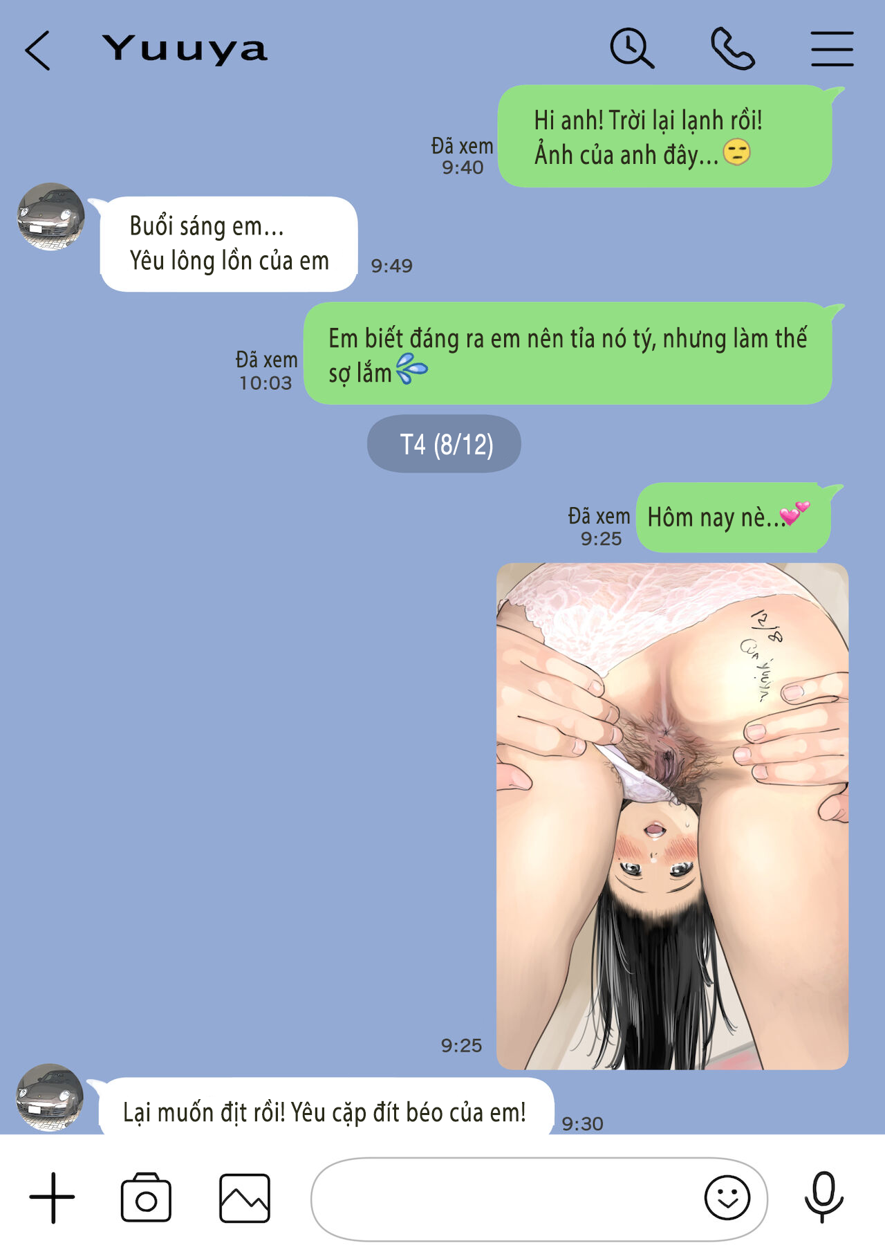 Phát hiện sừng khi xem trộm điện thoại bạn gái (Phần 2) Chương 3 Send nude Trang 17