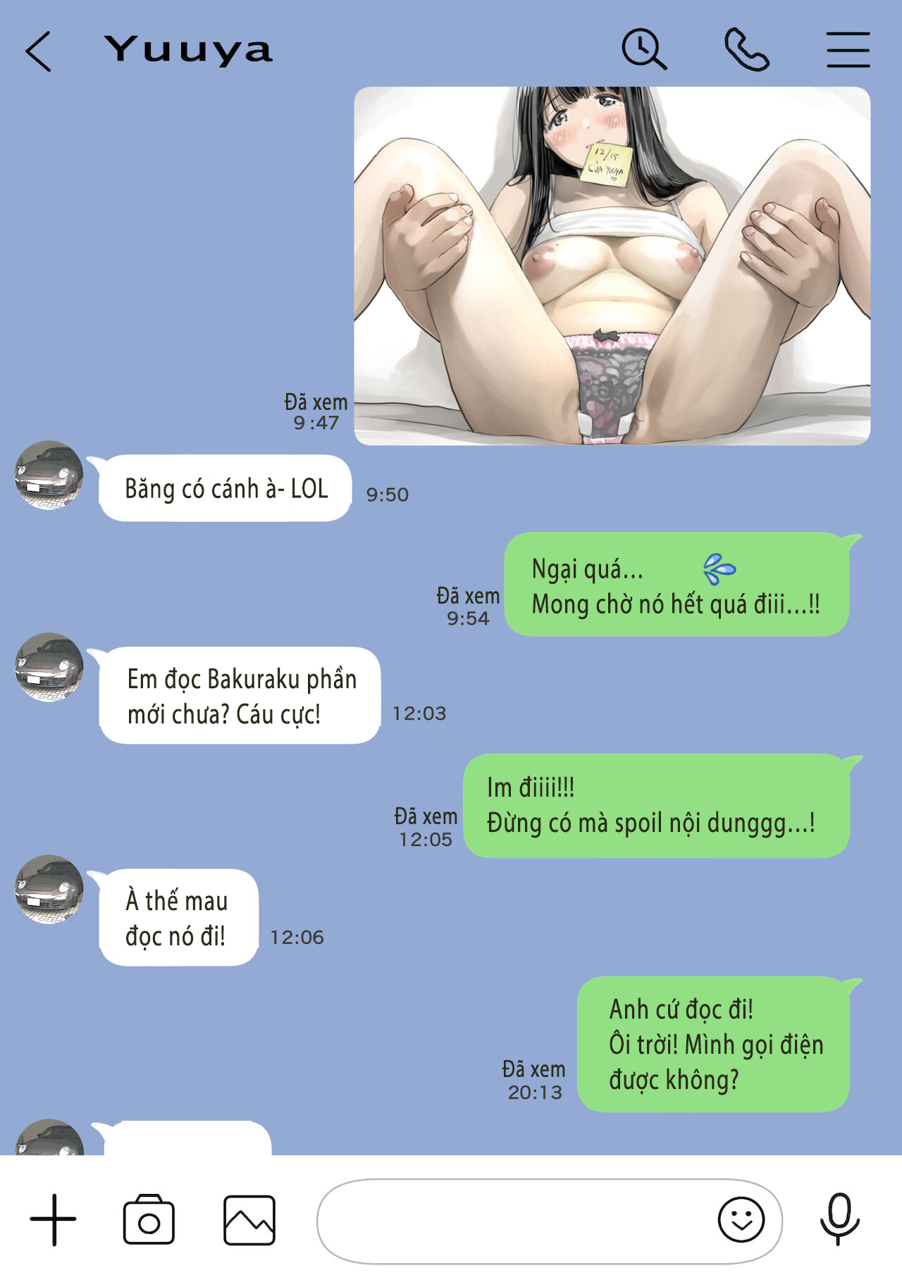 Phát hiện sừng khi xem trộm điện thoại bạn gái (Phần 2) Chương 3 Send nude Trang 24