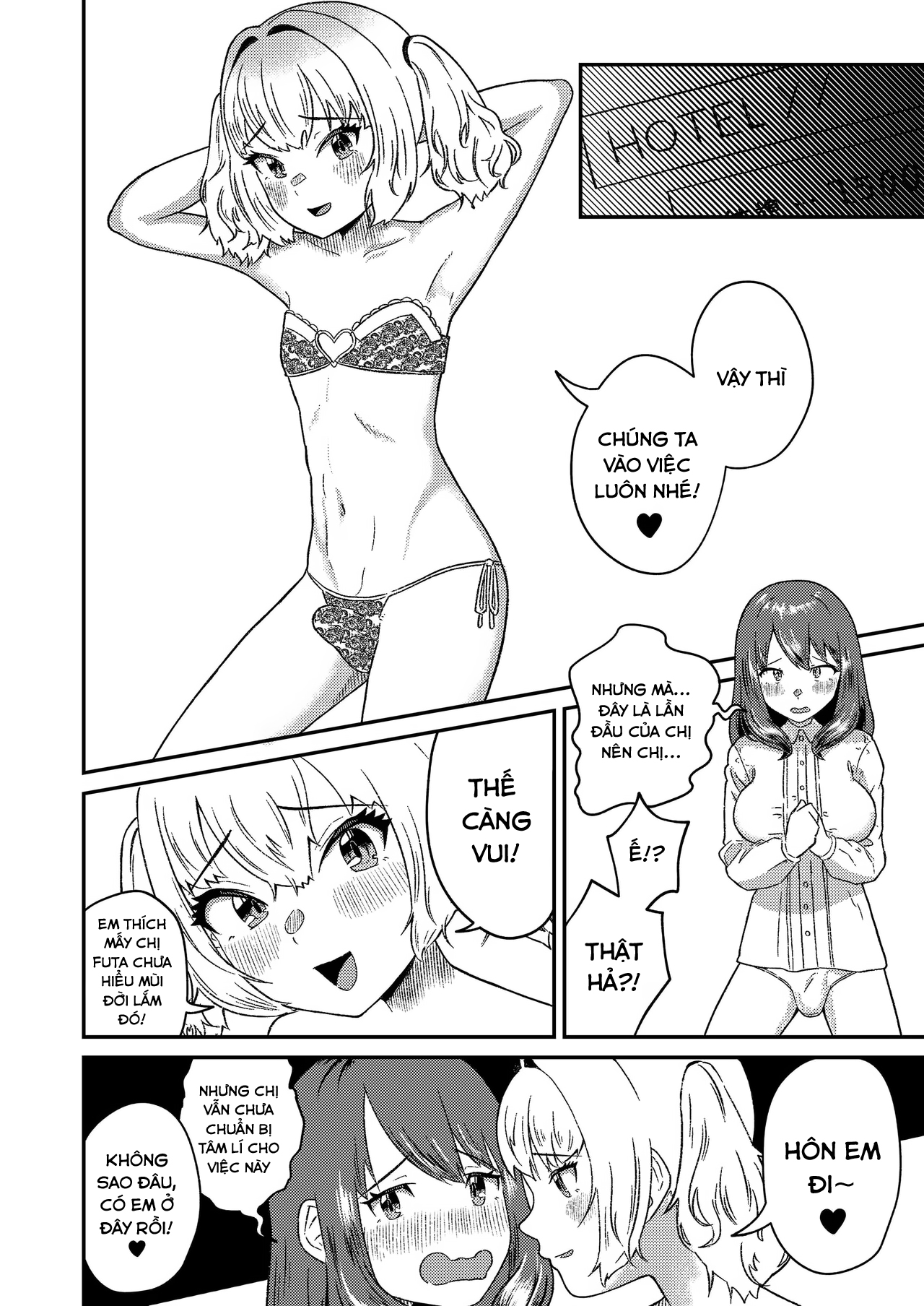 Mesu Gal Otokonoko ga Futanari Onee-san ni Wakarasarechau...! Chương Oneshot Trang 9