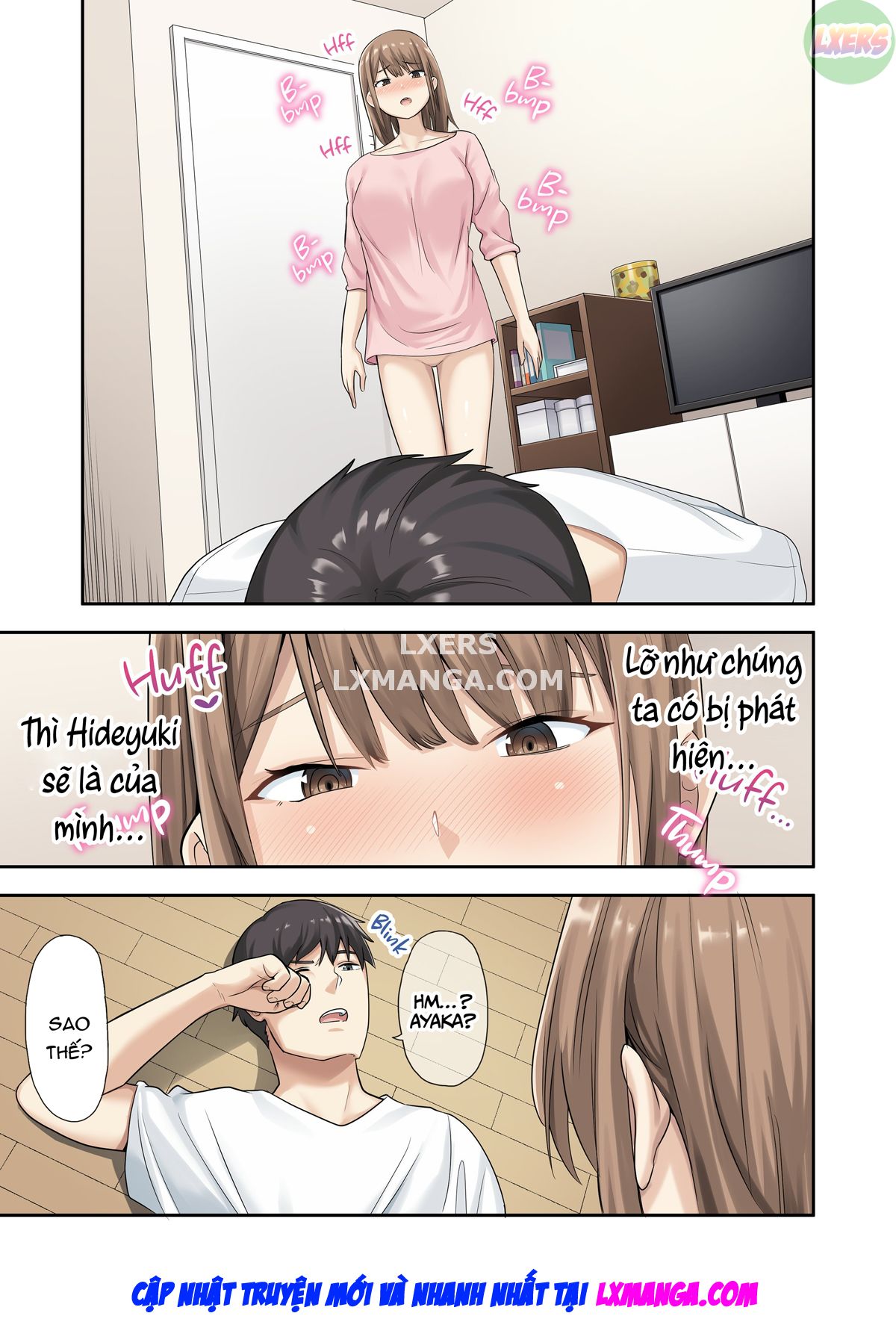 Kanojo Ga Fuzai No Aida, Kanojo No Shinyuu To Shirokujichuu, Nakadashi Shimashita Chương 2 Trang 23