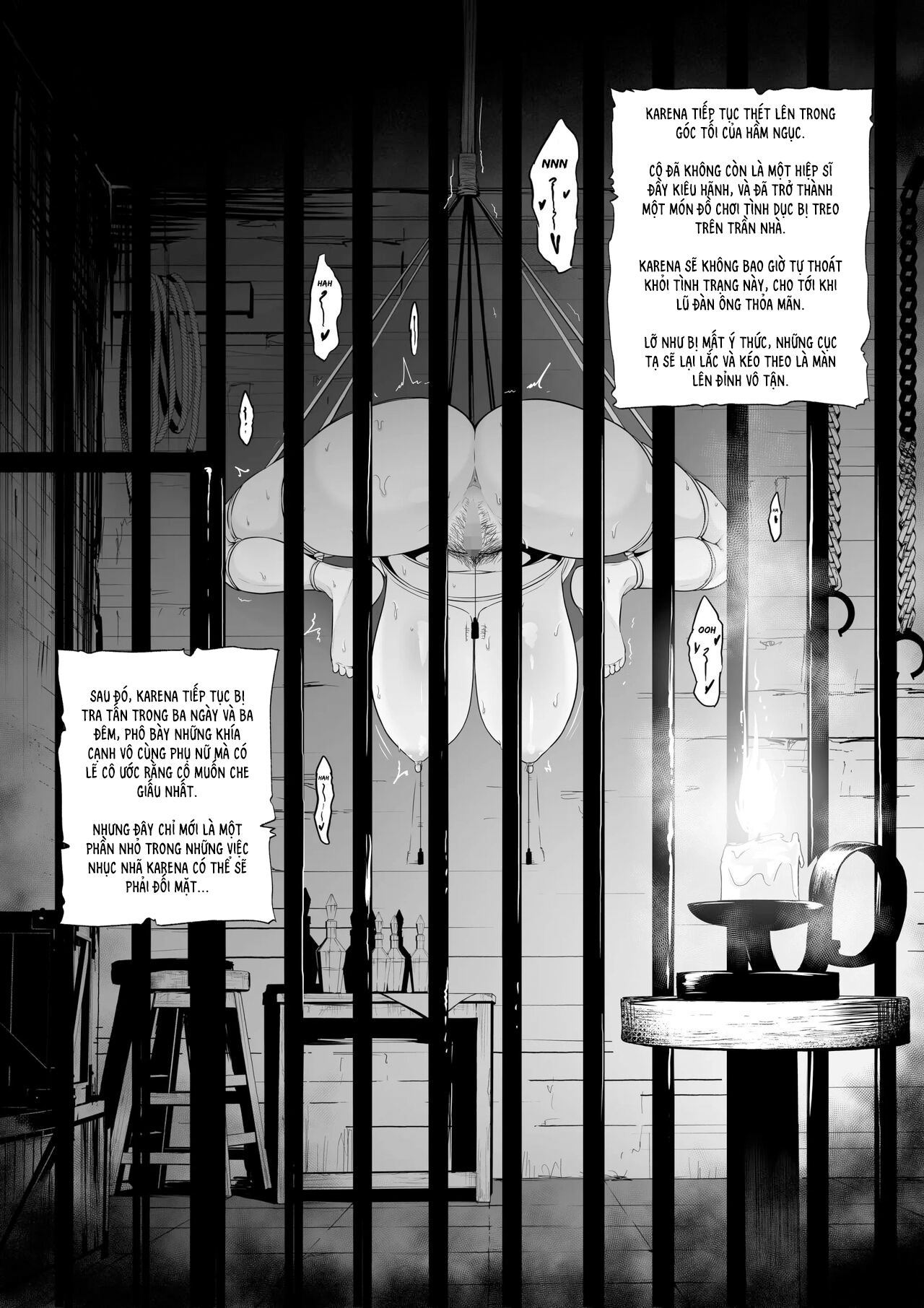 Nữ hiệp sĩ bị giam cầm và biến thành búp bê tình dục Chương 1 Trang 10