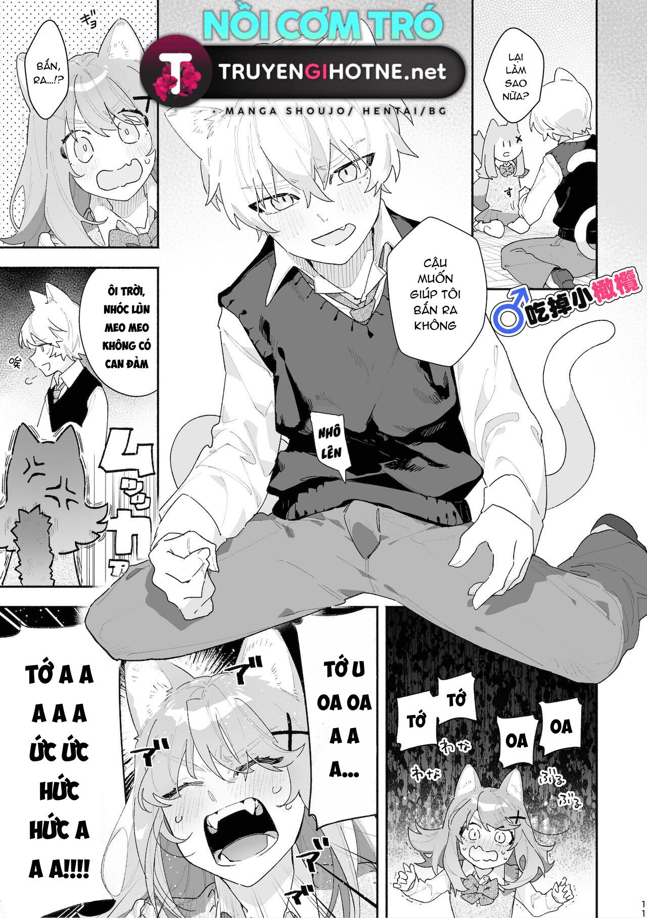 ♂ Ga Uke. Neko-Chan X Neko-Kun Chương 1 1 Trang 12