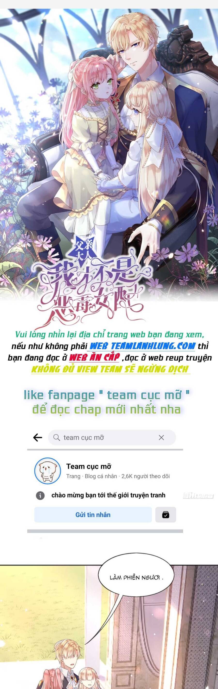 Ba Ba Đại Nhân ! Con Không Phải Là Nữ Phụ Ác Độc ! Chương 29 Trang 2