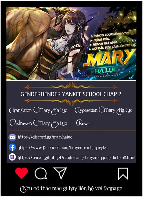 Genderbender Yankee School ☆ Họ Đang Cố Gắng Chiếm Lấy Lần Đầu Tiên Của Tôi Chương 2 3 Trang 1