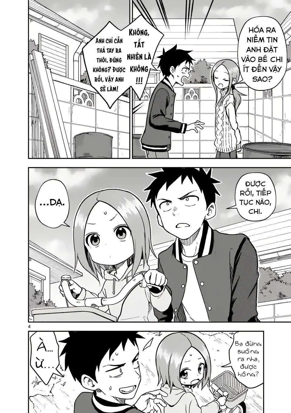 Karakai Jouzu No (Moto) Takagi-San Chương 172 Trang 4