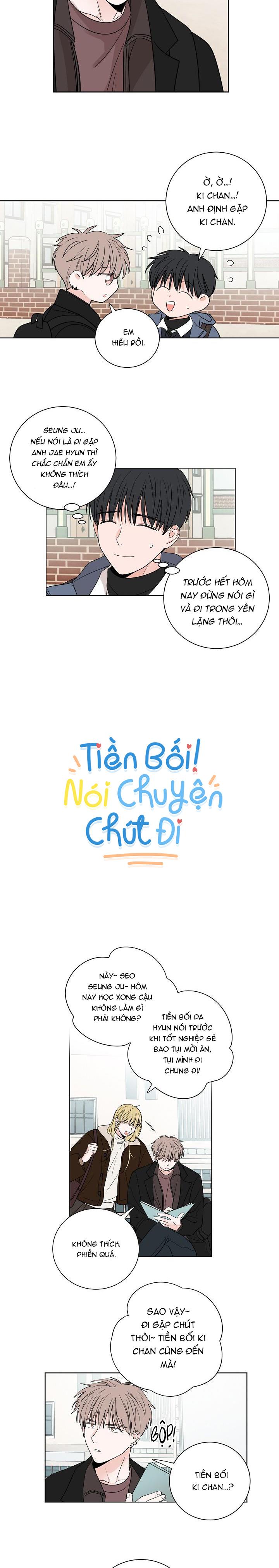 TIỀN BỐI! NÓI CHUYỆN CHÚT ĐI! Chương 27 Trang 3