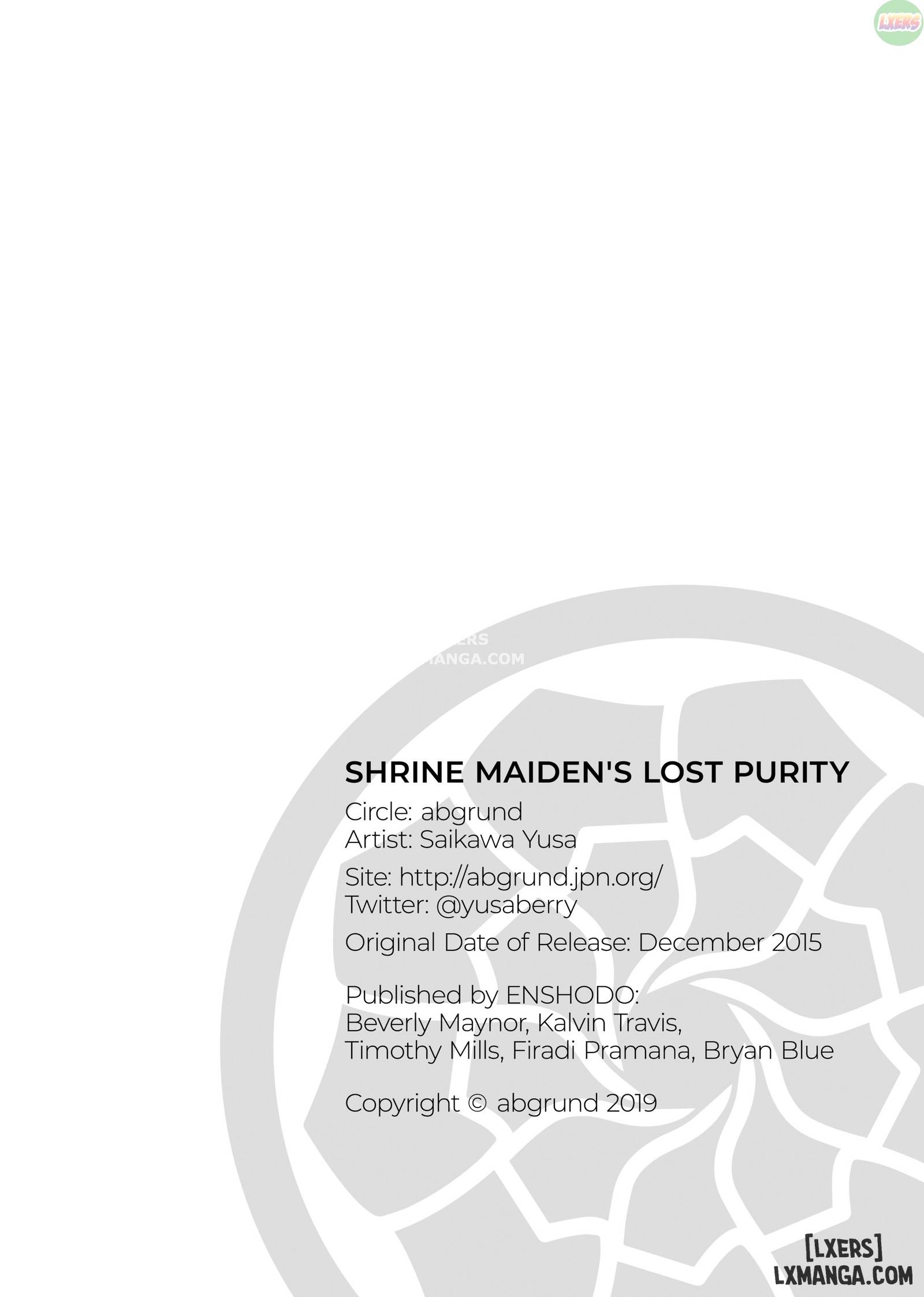 Shrine Maiden's Lost Purity Chương Oneshot Trang 31