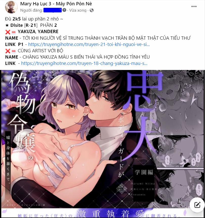 [18+] Chàng Yakuza Máu S Biến Thái Và Hợp Đồng Tình Yêu Chương 2 1 Trang 3