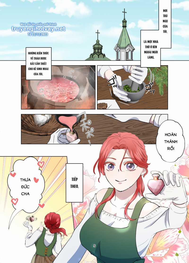 [21+] Gái Ế Chạy Không Thoát Tình Yêu Của Đức Cha - Full Màu 2 trang 4