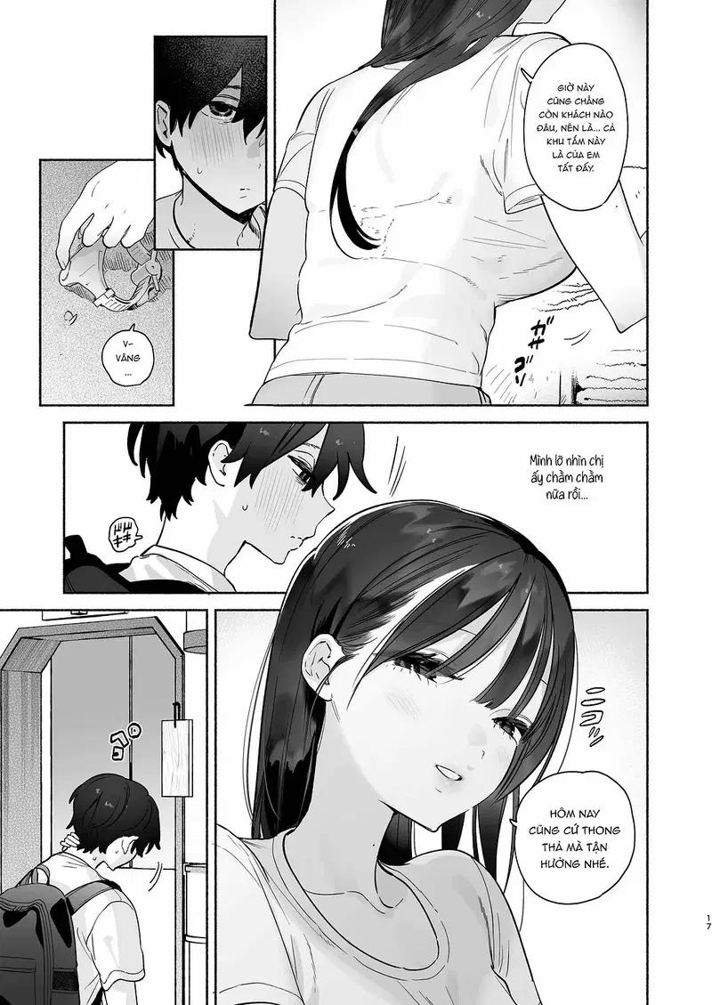 4 ngày hè Giao hòa cùng Chị gái Nhà tắm công cộng Oneshot trang 15