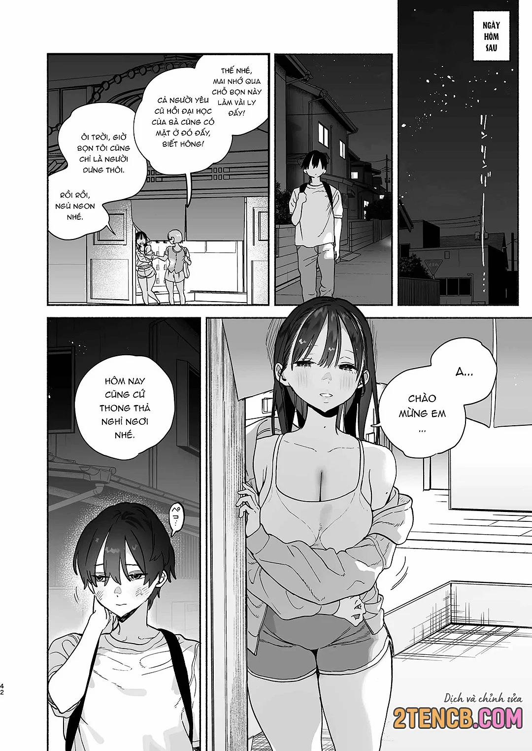 4 ngày hè Giao hòa cùng Chị gái Nhà tắm công cộng Oneshot trang 40
