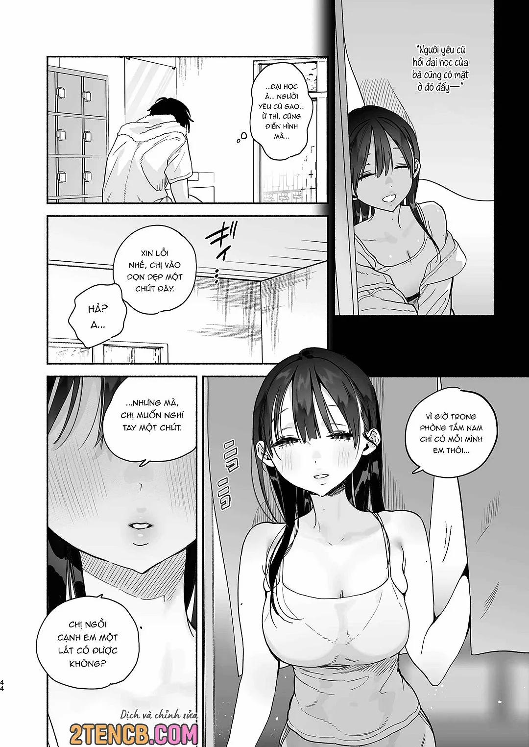 4 ngày hè Giao hòa cùng Chị gái Nhà tắm công cộng Oneshot trang 42