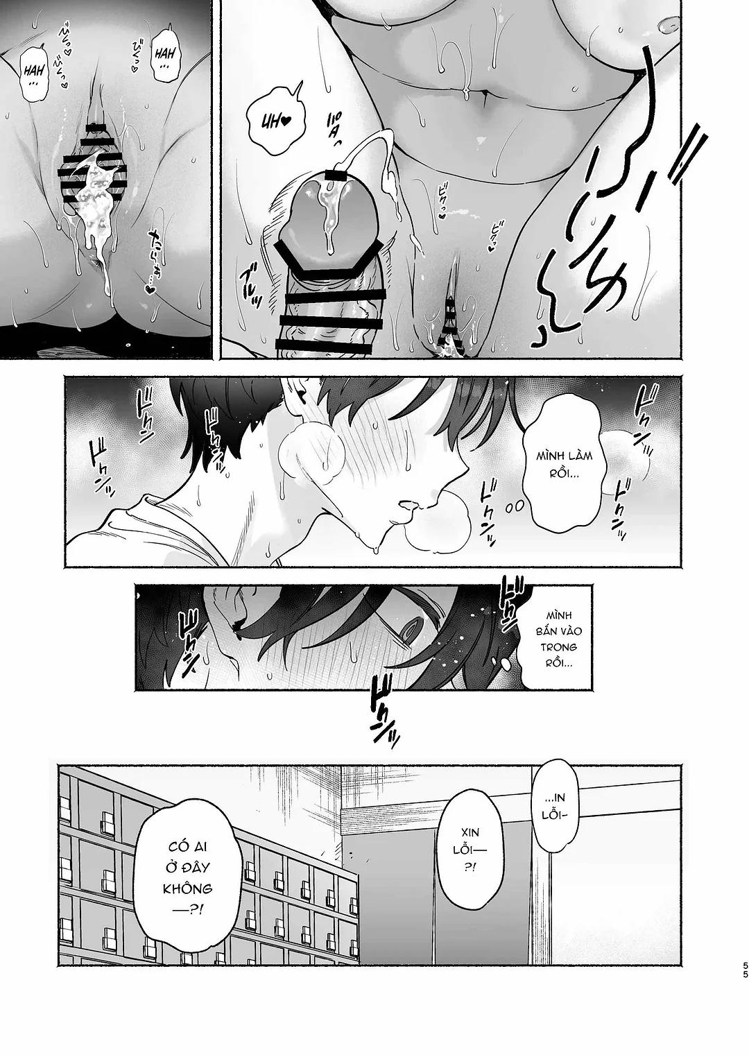 4 ngày hè Giao hòa cùng Chị gái Nhà tắm công cộng Oneshot trang 53