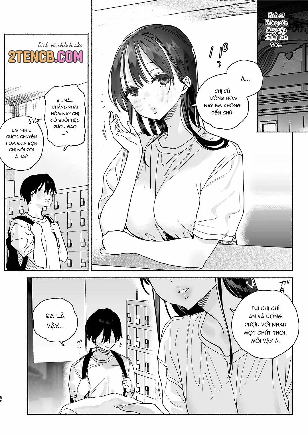 4 ngày hè Giao hòa cùng Chị gái Nhà tắm công cộng Oneshot trang 56