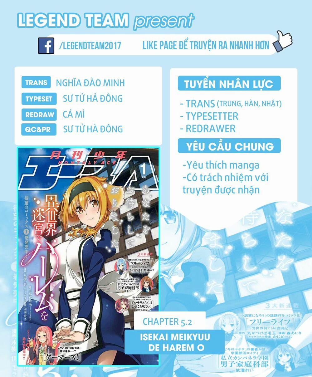 A Harem in the Fantasy World Dungeon 5.2 trang 2