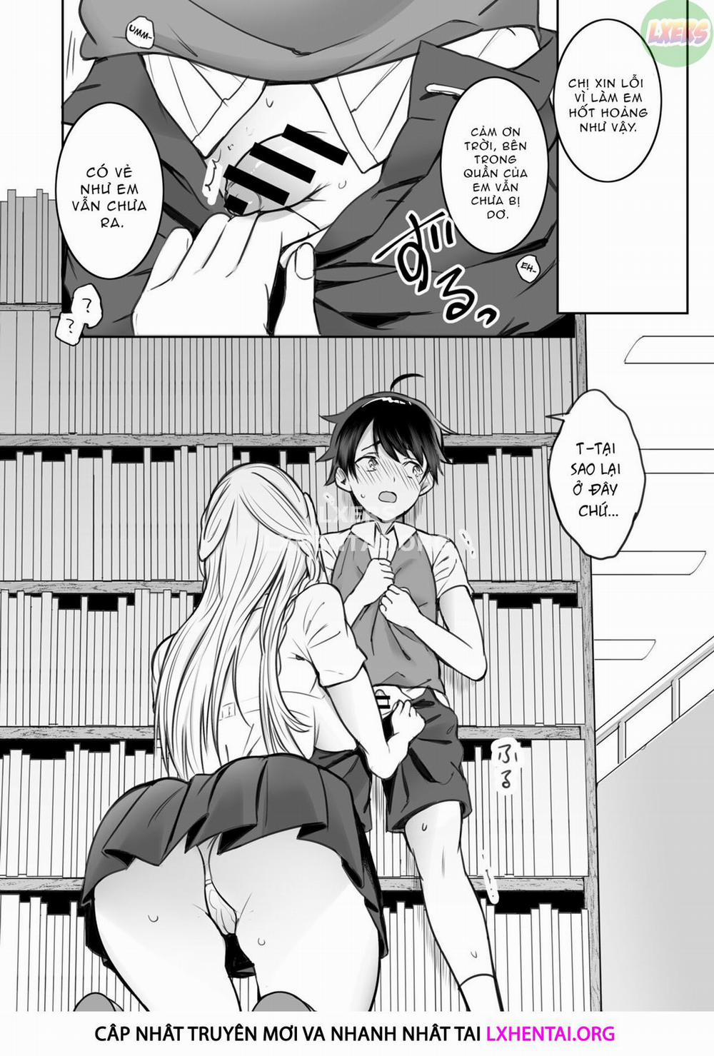 A Story About the Lewd Things the Onee-San I Met at the Library Does to Me Chương Oneshot Trang 8