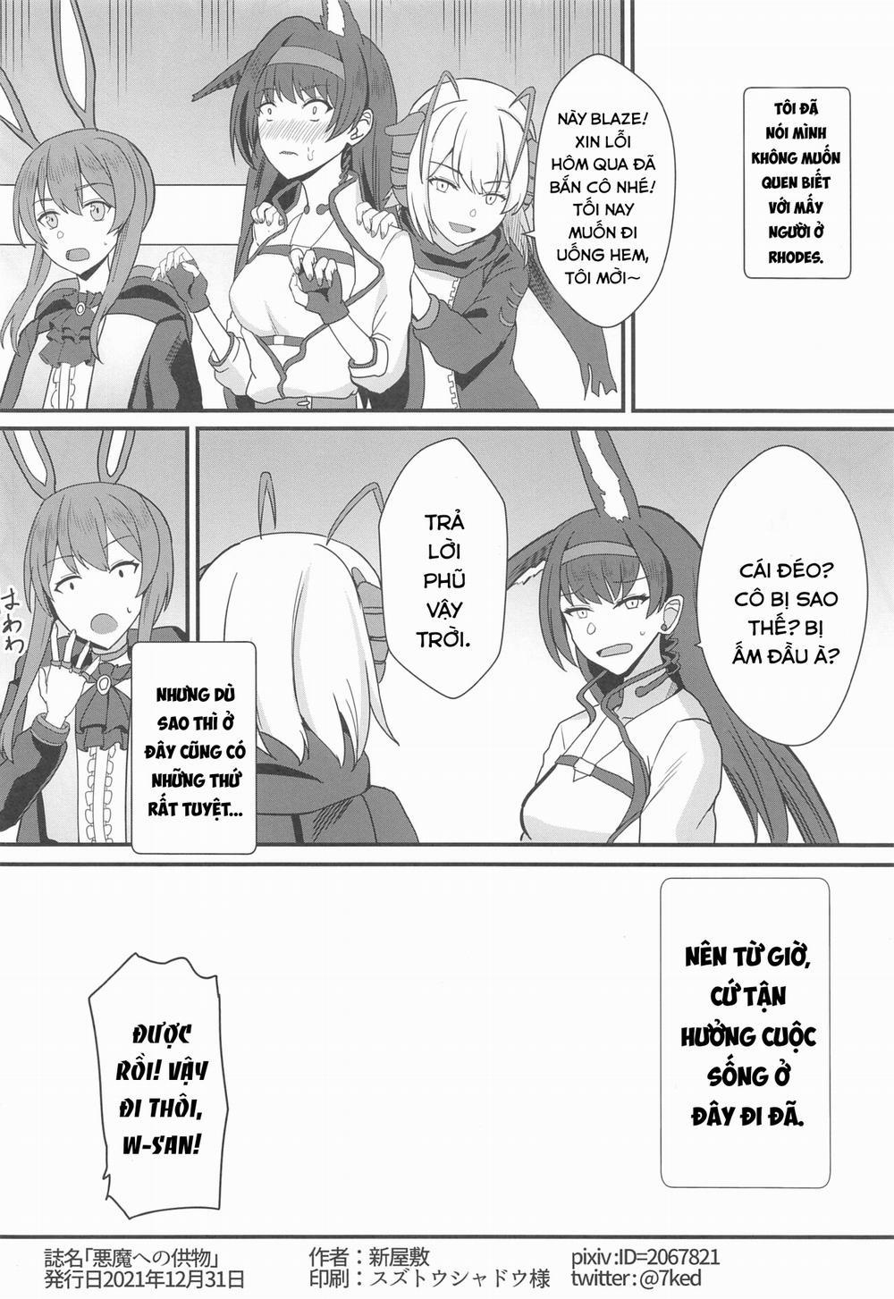 Akuma e no Kumotsu (Arknights) Oneshot trang 21