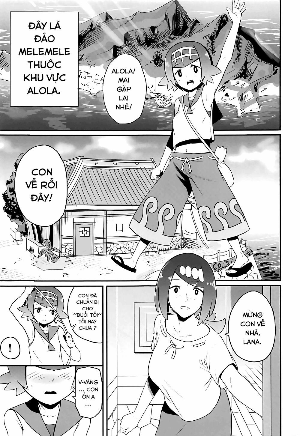Alola no Yoru no Sugata (Pokémon Sun and Moon) 1 trang 2