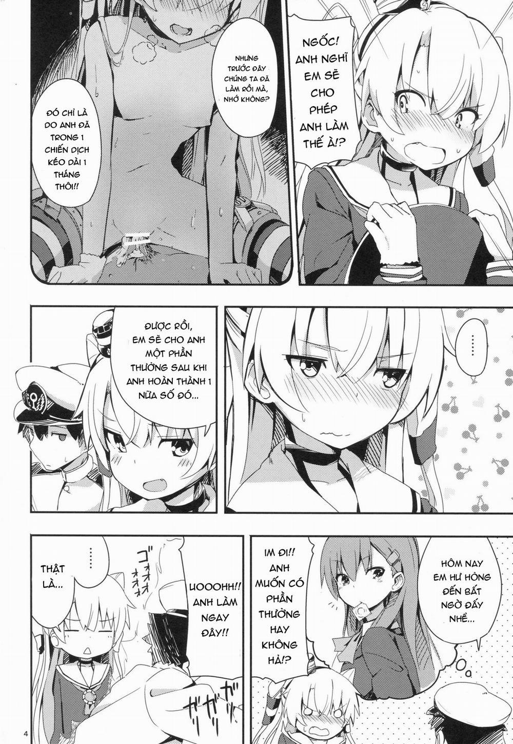 Amatsukaze to Tetsuya de H shinagara Houkokusho (Kantai Collection) Chương Oneshot Trang 4