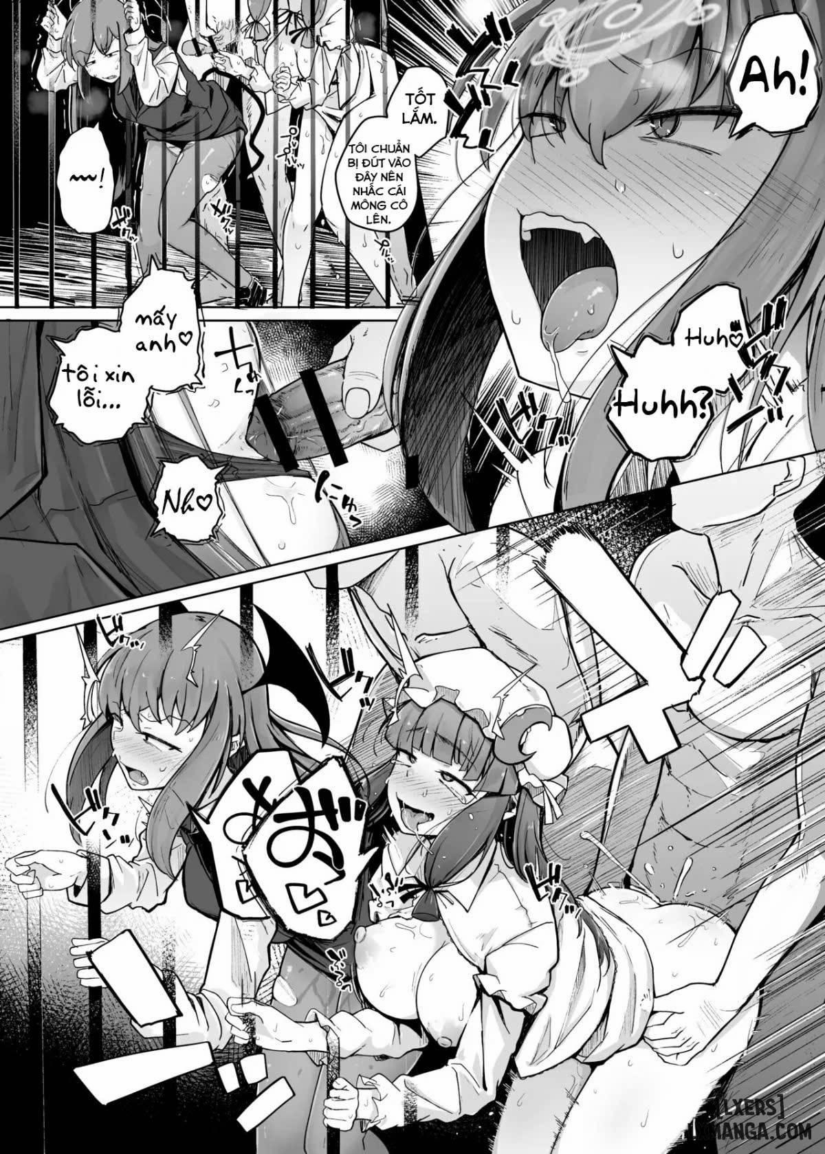 Ana to Muttsuri Dosukebe Daitoshokan 5 Oneshot trang 22