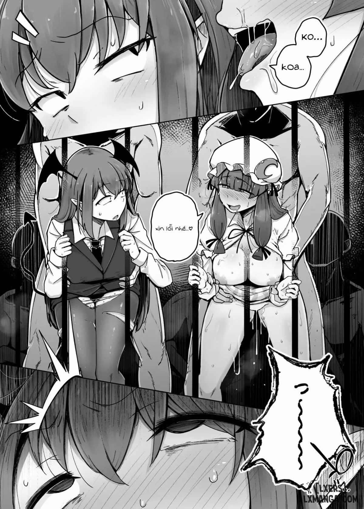 Ana to Muttsuri Dosukebe Daitoshokan 5 Oneshot trang 24