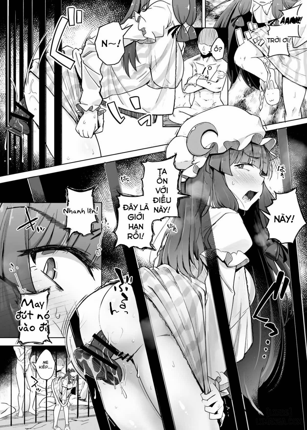 Ana to Muttsuri Dosukebe Daitoshokan 5 Oneshot trang 5