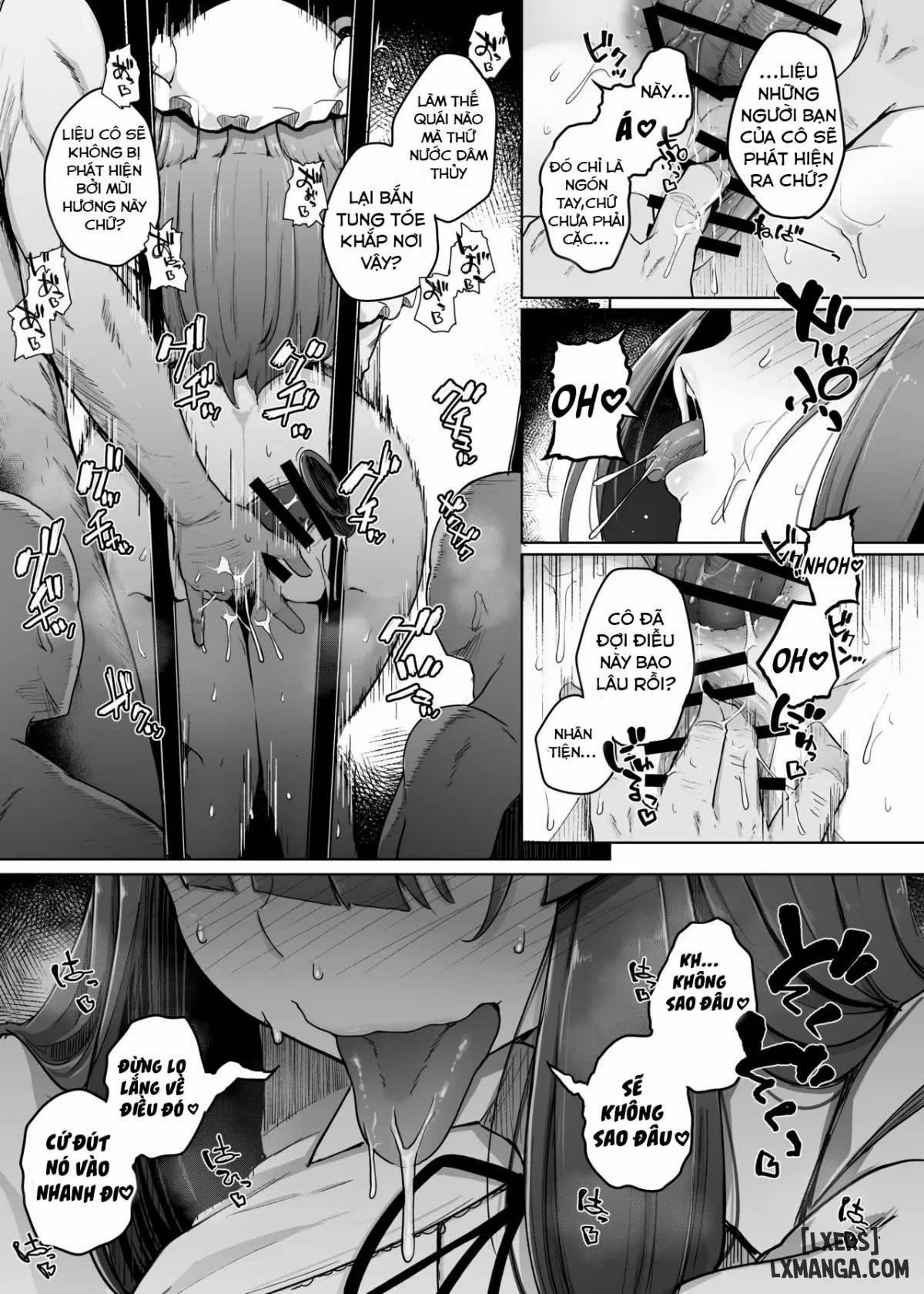 Ana to Muttsuri Dosukebe Daitoshokan 5 Oneshot trang 6