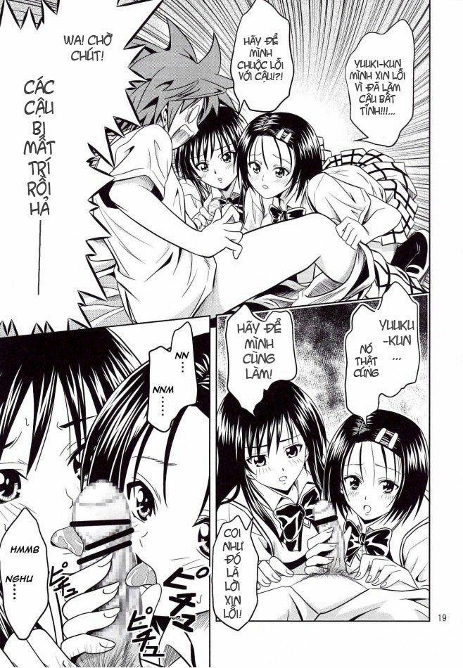 Anoko-tachi ga Taihen na Koto ni Nattemasu (To Love-Ru) Oneshot trang 18