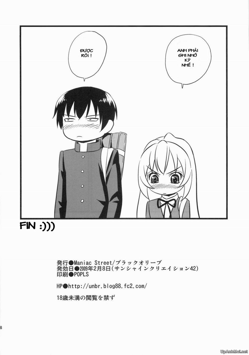 Attachment (Toradora!) Chương Oneshot Trang 28