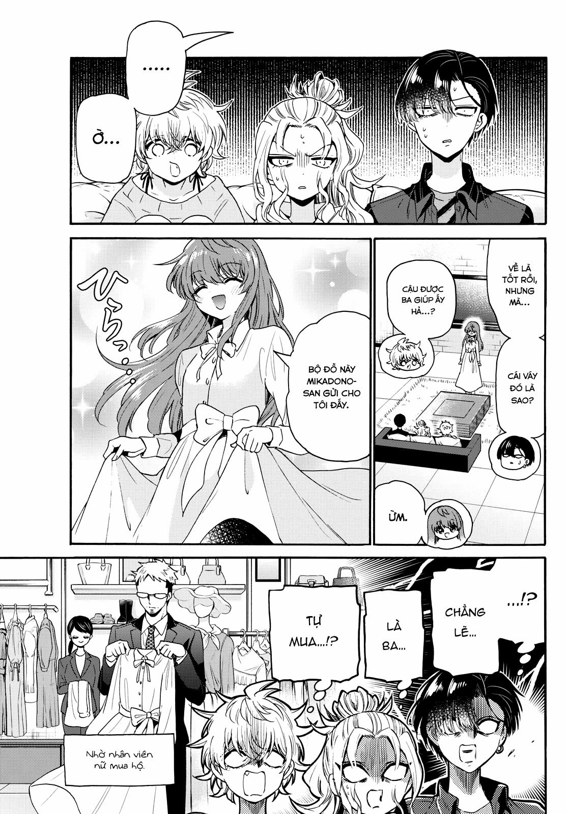 Ba Chị Em Nhà Mikadono Dễ Đối Phó Thật Đấy 142 trang 3