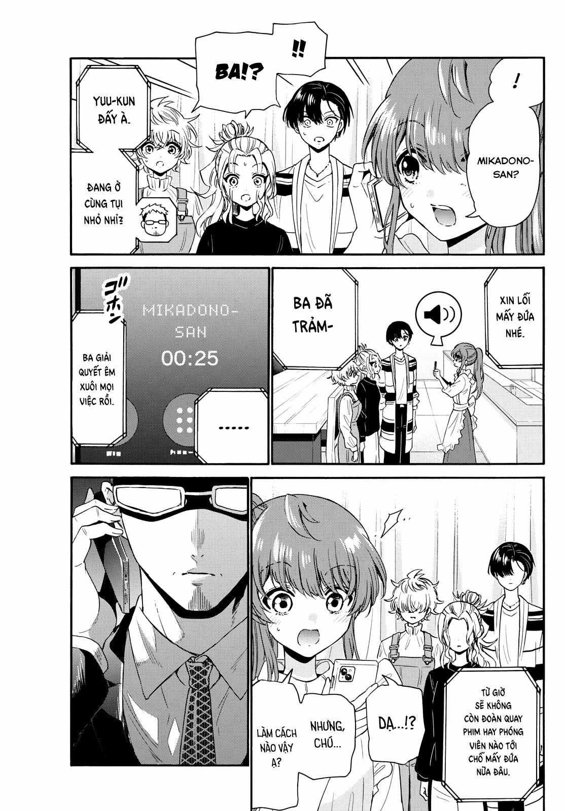Ba Chị Em Nhà Mikadono Dễ Đối Phó Thật Đấy 142 trang 9
