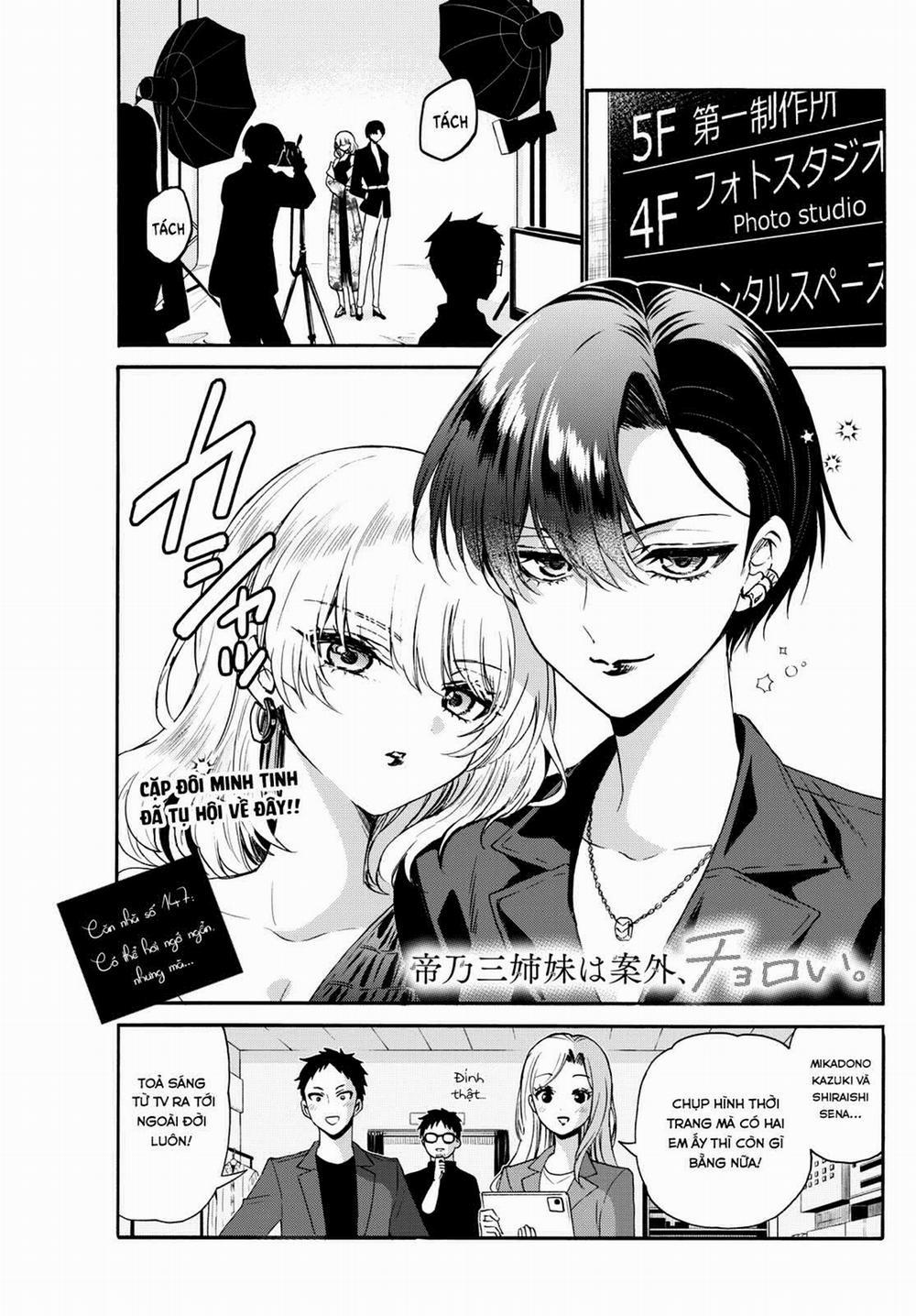 Ba Chị Em Nhà Mikadono Dễ Đối Phó Thật Đấy 147 trang 17