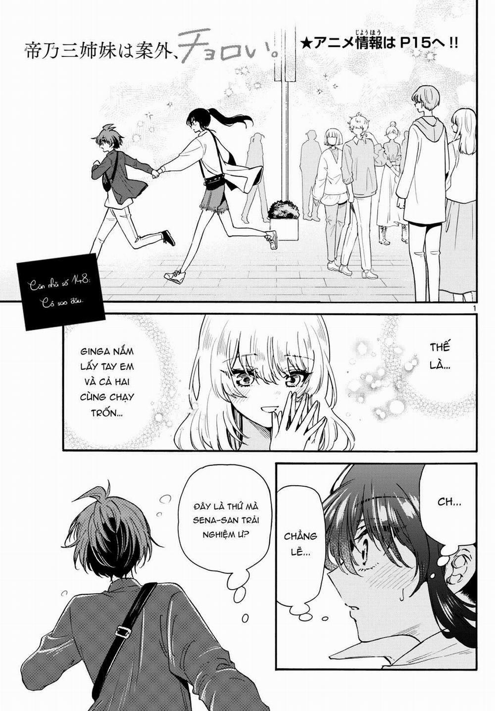 Ba Chị Em Nhà Mikadono Dễ Đối Phó Thật Đấy 148 trang 1