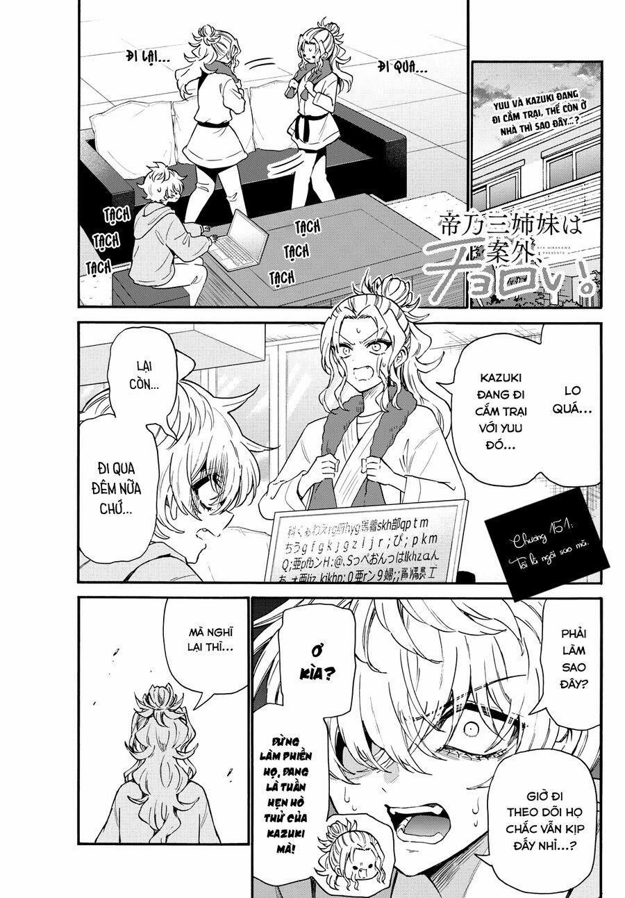 Ba Chị Em Nhà Mikadono Dễ Đối Phó Thật Đấy 151 trang 1