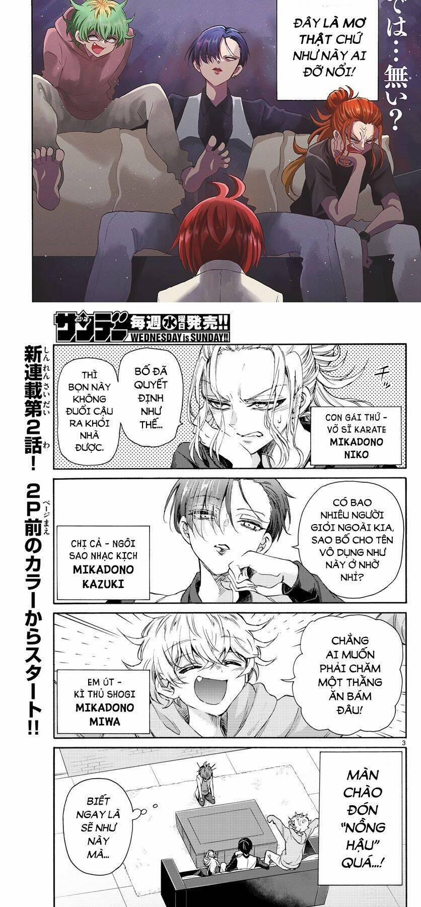 Ba Chị Em Nhà Mikadono Dễ Đối Phó Thật Đấy 2 trang 3