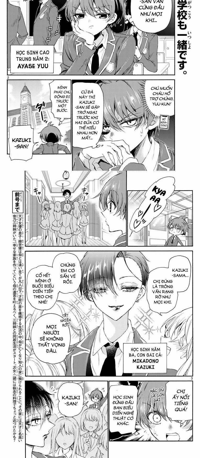 Ba Chị Em Nhà Mikadono Dễ Đối Phó Thật Đấy 4 trang 3