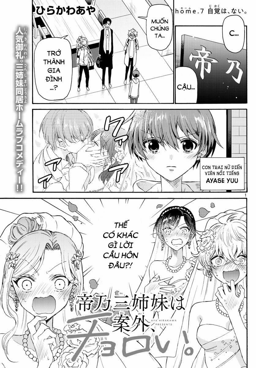 Ba Chị Em Nhà Mikadono Dễ Đối Phó Thật Đấy 7 trang 1