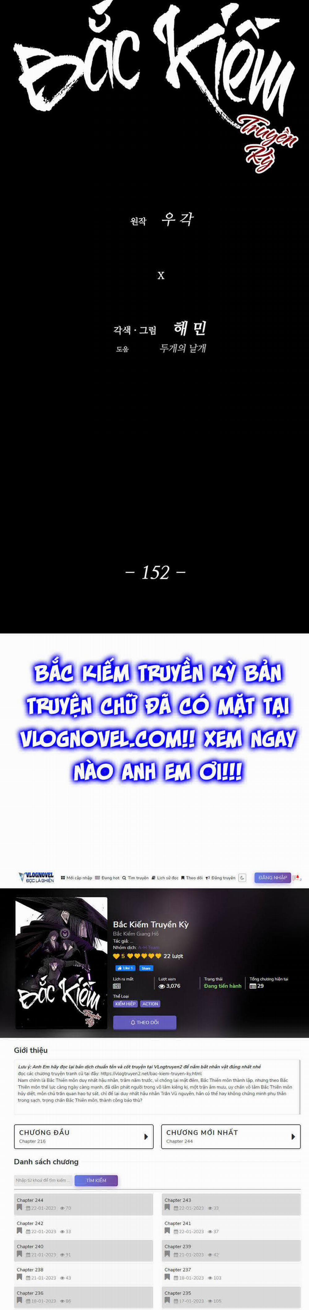 Bắc Kiếm Giang Hồ 152 trang 13