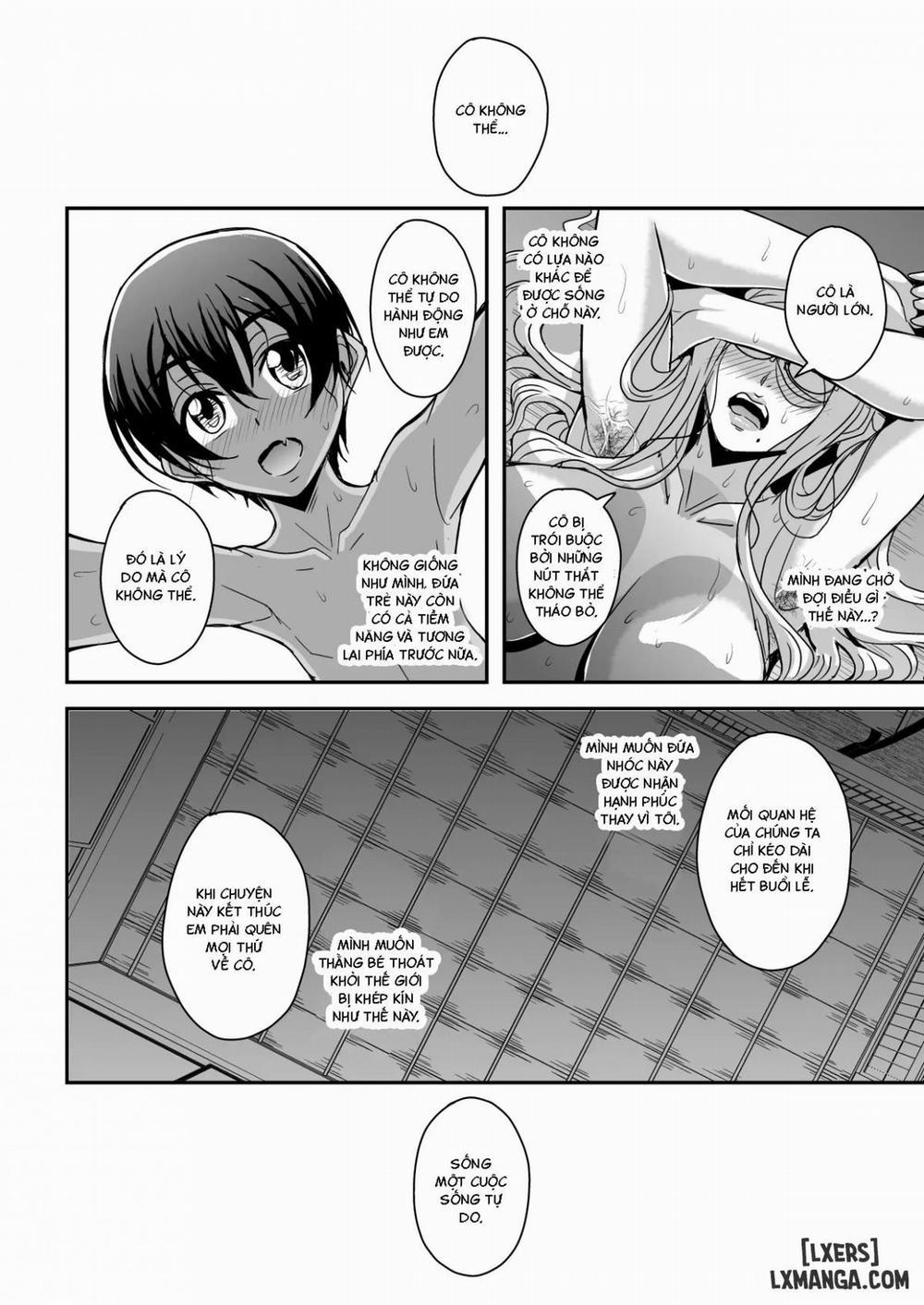 Bakunyuu Hitozuma Kinpatsu Gaikokujin Oneshot trang 40