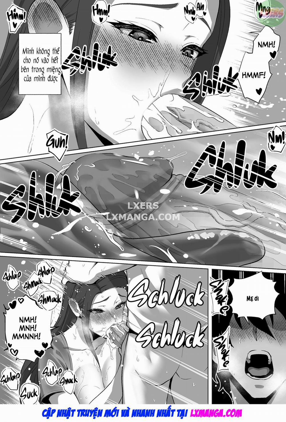 Bakunyuu Mama wa Zetsurin Gimusuko wo Benkyou ni Shuuchuu Suru tame Karada de Sukiri Saseru Oneshot trang 23