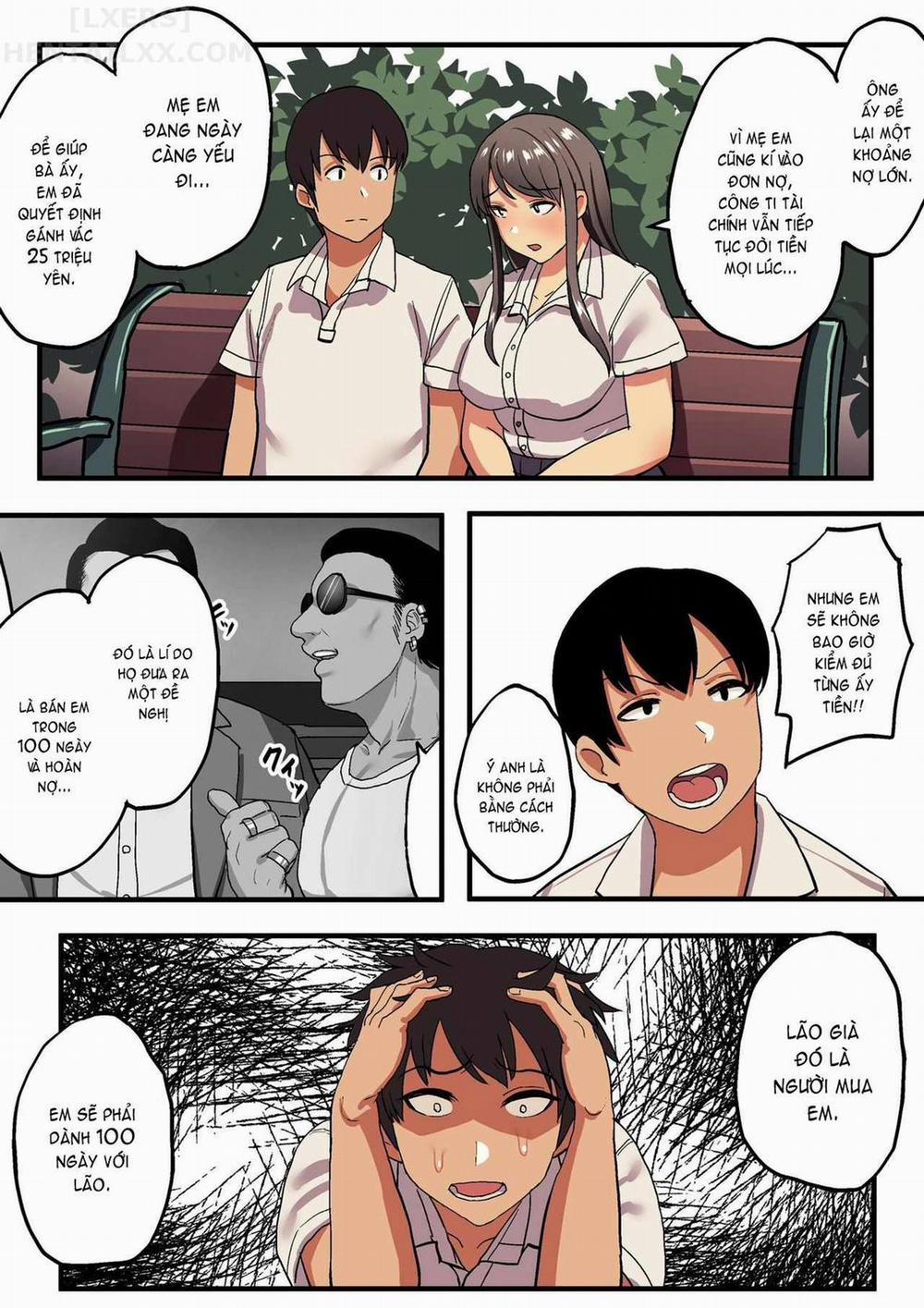 Bán thân trong 100 ngày để lấy 25k yen Oneshot trang 14