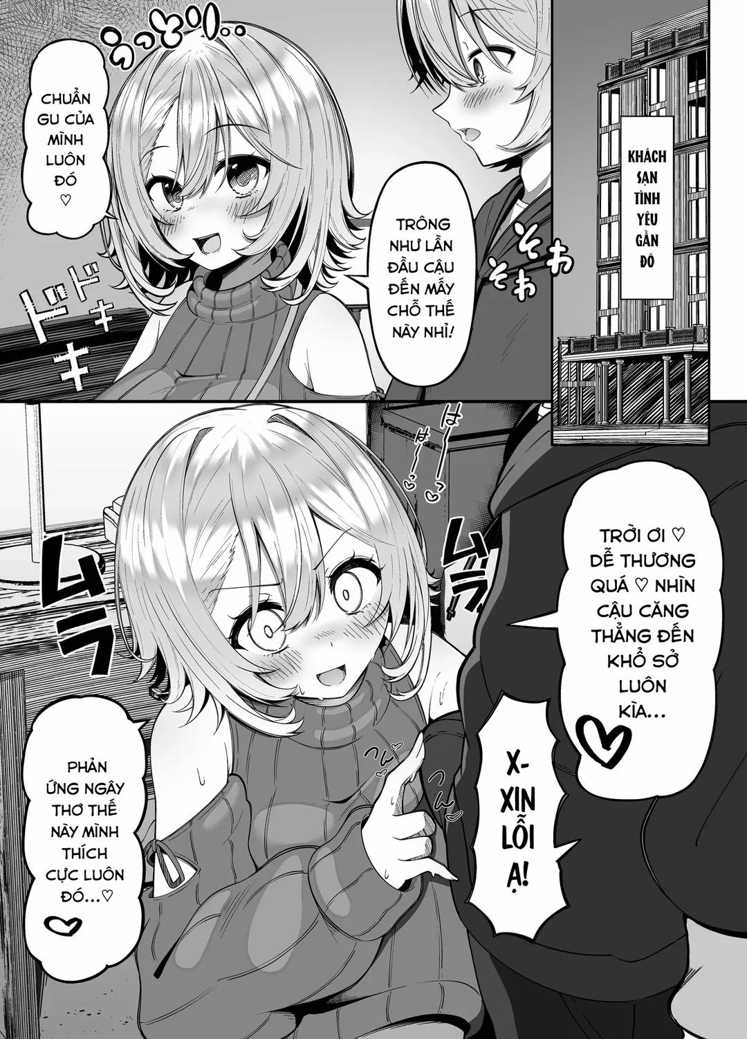 Bị cô gái ngực bự tiếp cận trên đường về nhà Oneshot trang 5