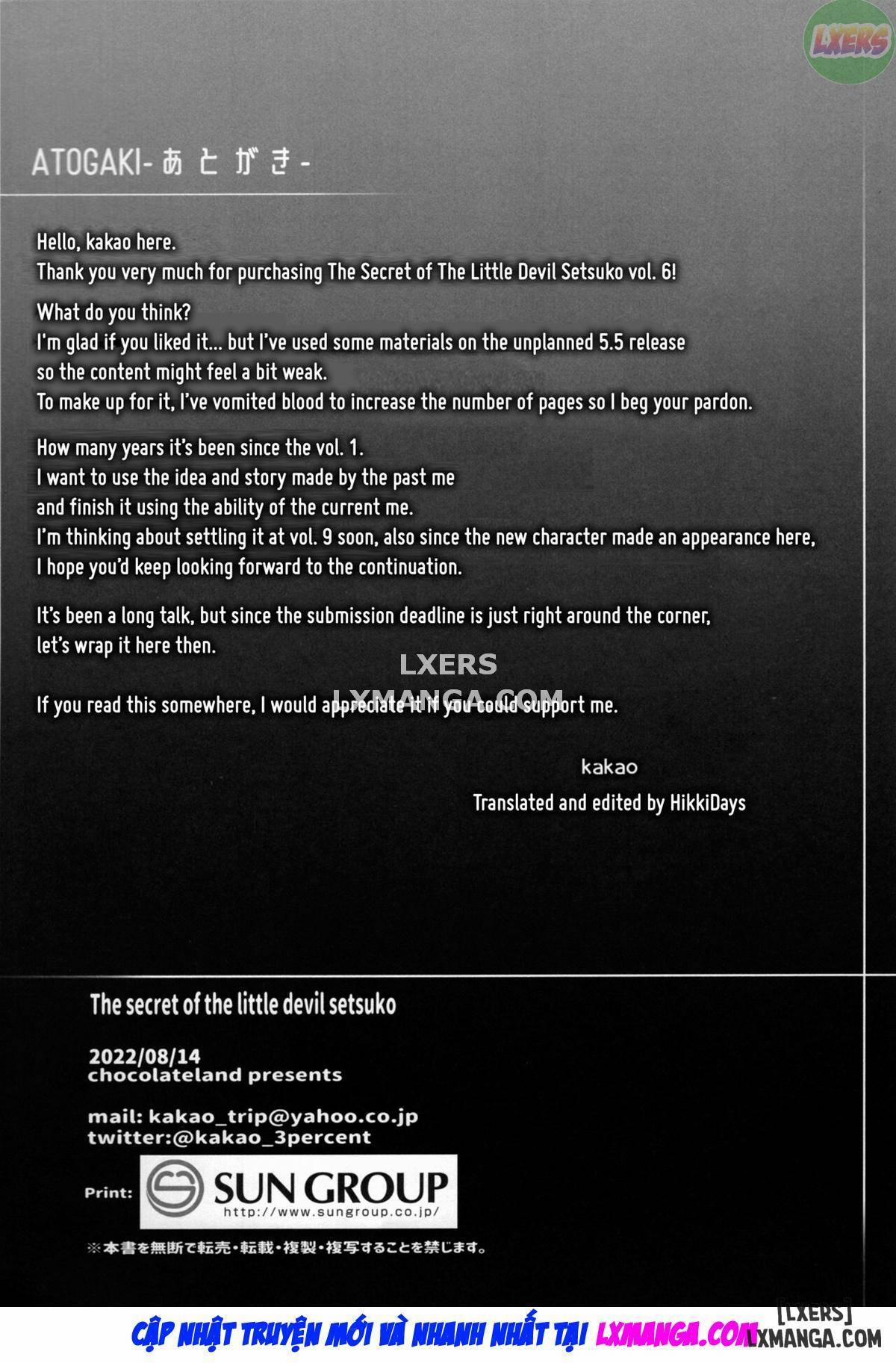 Bí mật của Quỷ Nhỏ Setsuko 8 trang 29