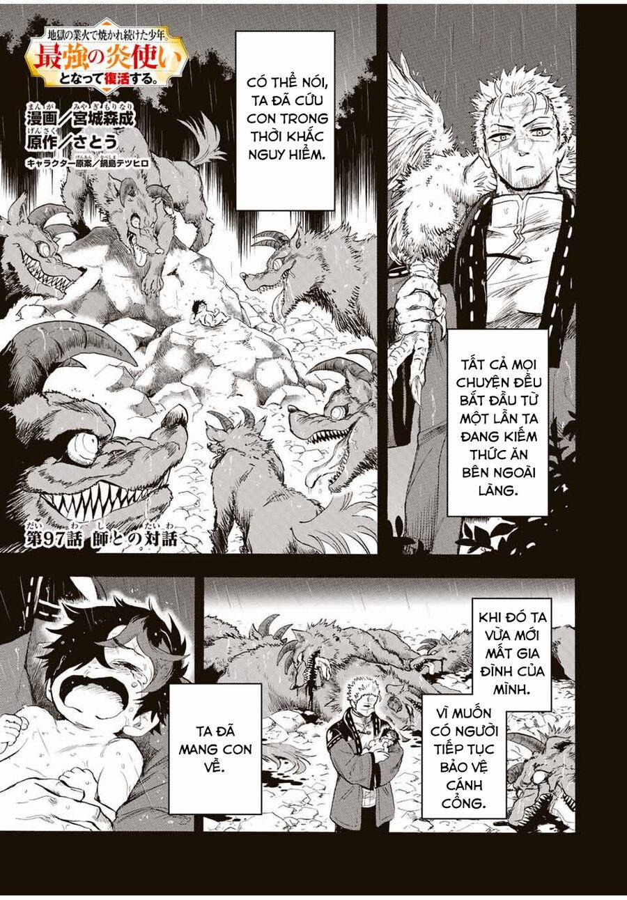 Bị Thiêu Rụi Bởi Ngọn Lửa Địa Ngục, Hồi Sinh Với Tư Cách Hoả Thuật Sư Mạnh Nhất 97 trang 2